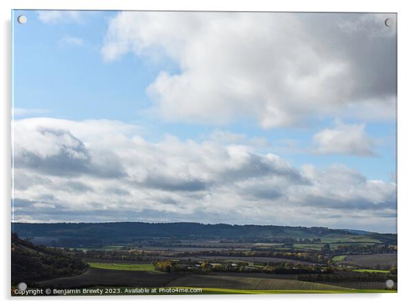 Dunstable Downs Acrylic by Benjamin Brewty