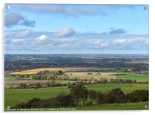 Dunstable Downs Acrylic by Benjamin Brewty