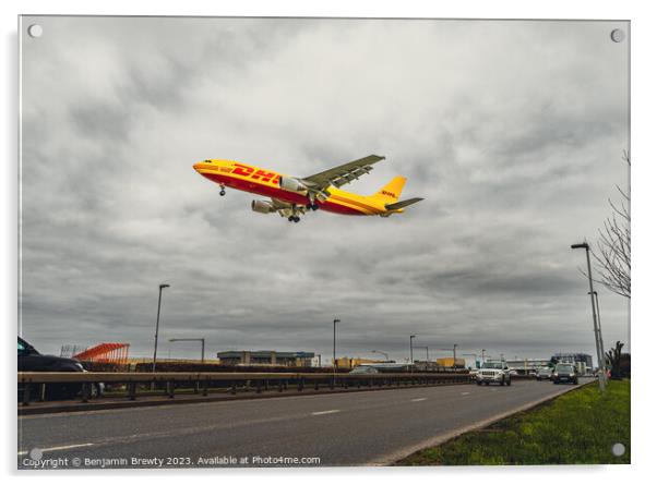 DHL Cargo Acrylic by Benjamin Brewty