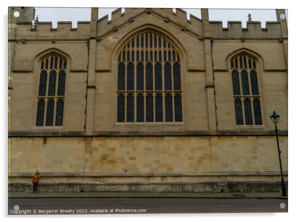 All Souls College Acrylic by Benjamin Brewty