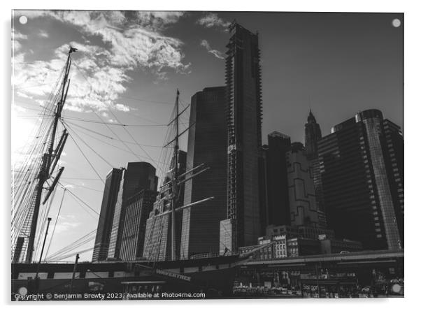 NYC Views Acrylic by Benjamin Brewty