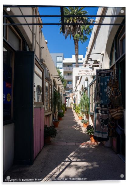 Los Angeles Alleyway  Acrylic by Benjamin Brewty