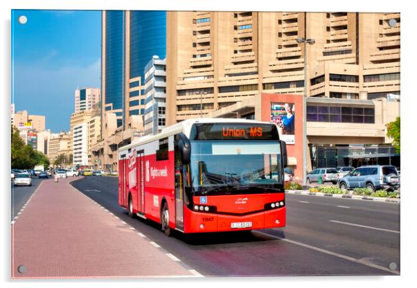 Public Transport bus Acrylic by Fabrizio Troiani