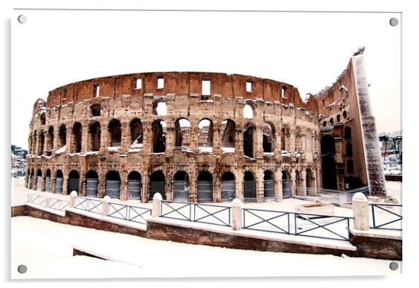 Colosseum Acrylic by Fabrizio Troiani