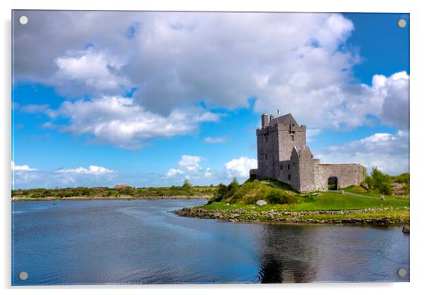 Dunguaire Castle  Acrylic by Fabrizio Troiani