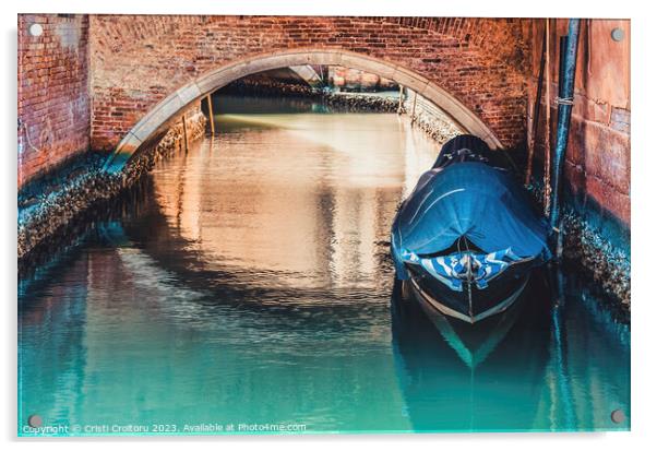 Beautiful Venice. Acrylic by Cristi Croitoru