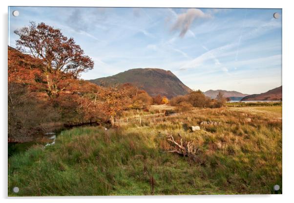 Views To Crummock Water Acrylic by Steve Smith