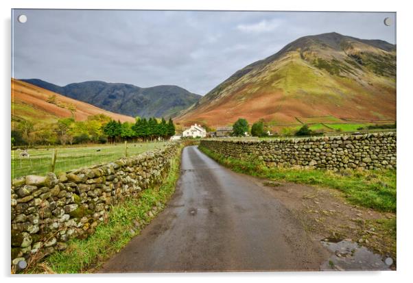 Wasdale Head Acrylic by Steve Smith