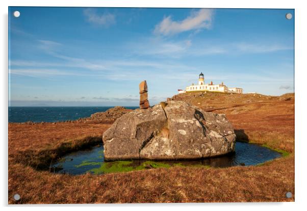 Neist Point Isle Of Skye Acrylic by Steve Smith