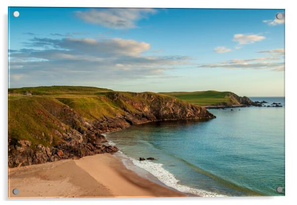 Sango Sands Durness Acrylic by Steve Smith