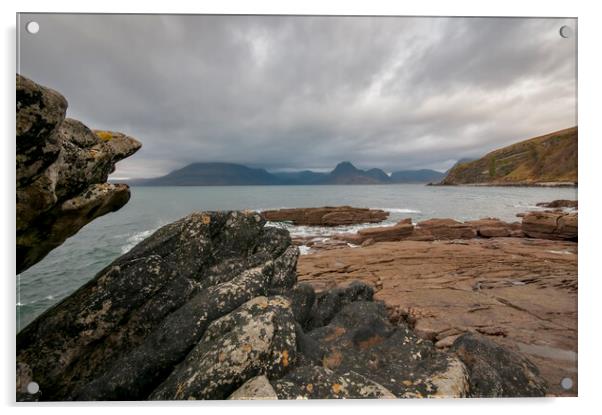 Elgol Isle Of Skye Acrylic by Steve Smith