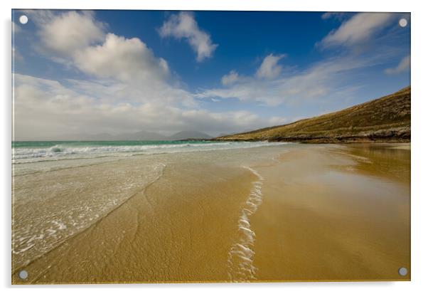 Aweinspiring Luskentyre Beach Acrylic by Steve Smith