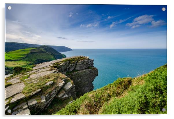 Valley Of The Rocks Views Acrylic by Steve Smith