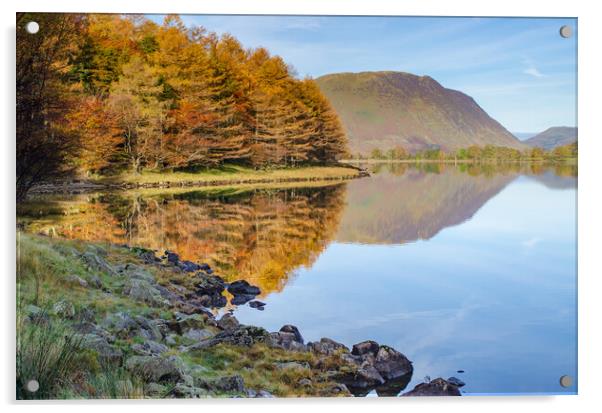 Serenity by Buttermere Acrylic by Steve Smith