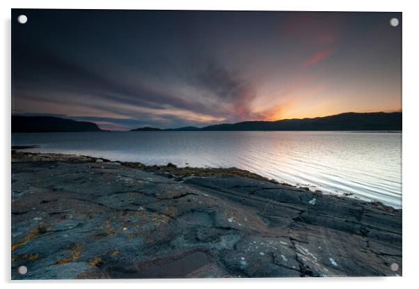 Loch Na Keal Acrylic by Steve Smith