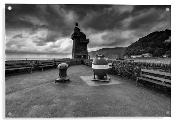 Lynmouth Acrylic by Steve Smith