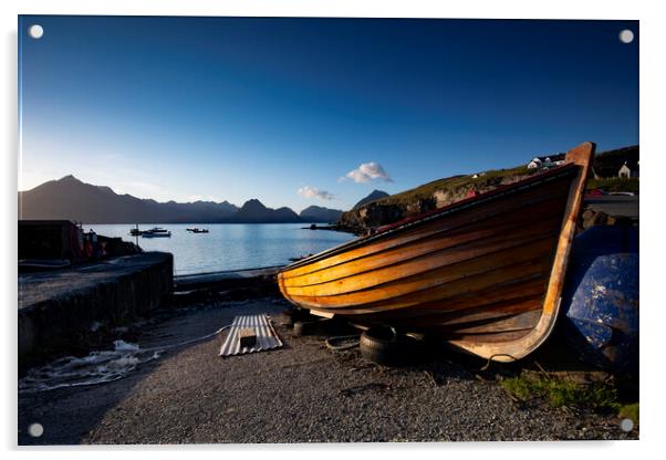 Elgol, Isle Of Skye Acrylic by Steve Smith