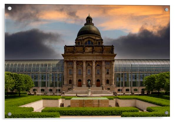 Bavarian State Chancellery, Berlin Acrylic by Steve Smith