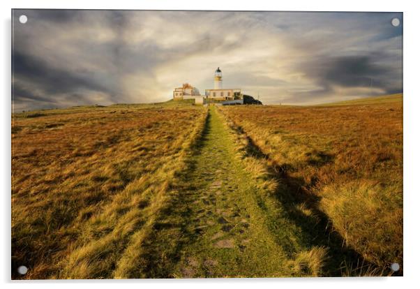 Neist Point Lighthouse Acrylic by Steve Smith