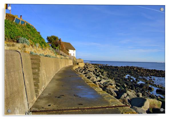 Runswick Bay North Yorkshire Acrylic by Steve Smith