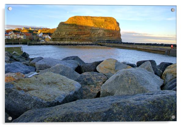 Staithes North Yorkshire Acrylic by Steve Smith