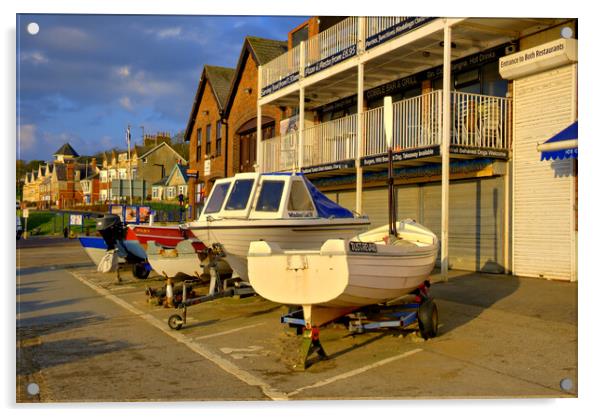 Filey North Yorkshire Acrylic by Steve Smith