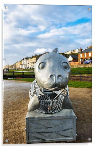 The Filey Seal Acrylic by Steve Smith