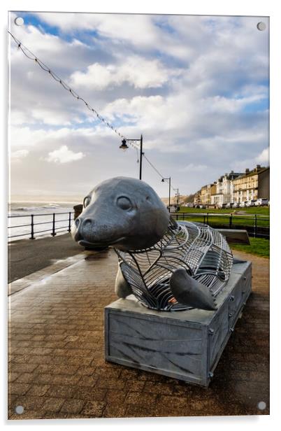 The Filey Seal Acrylic by Steve Smith
