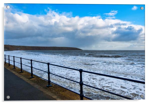 Filey North Yorkshire Acrylic by Steve Smith