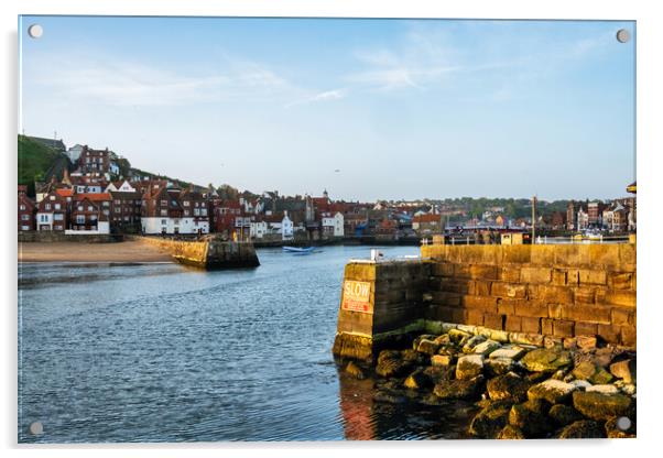Whitby North Yorkshire Acrylic by Steve Smith