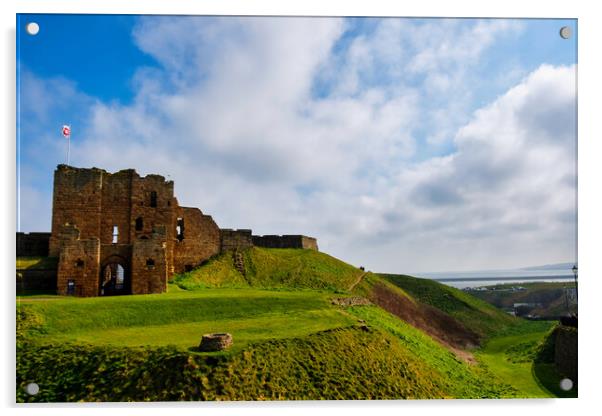 Tynemouth Priory Acrylic by Steve Smith