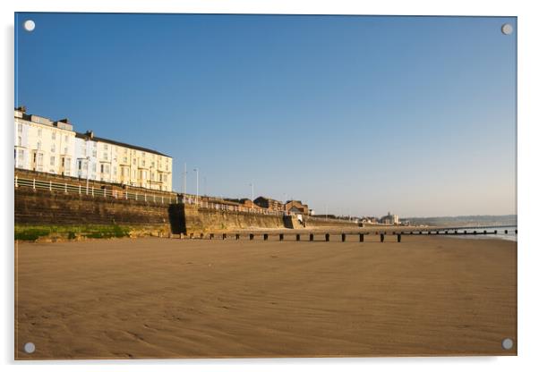 Bridlington Seafront Acrylic by Steve Smith