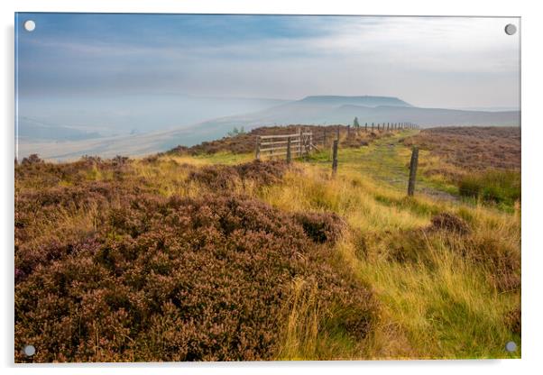 Surprise View Peak District Acrylic by Steve Smith