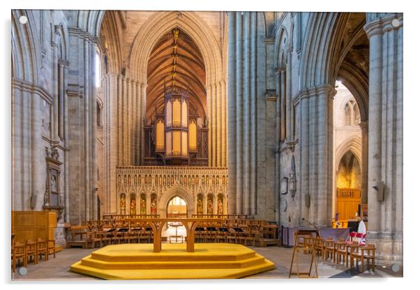 Ripon Cathedral Acrylic by Steve Smith