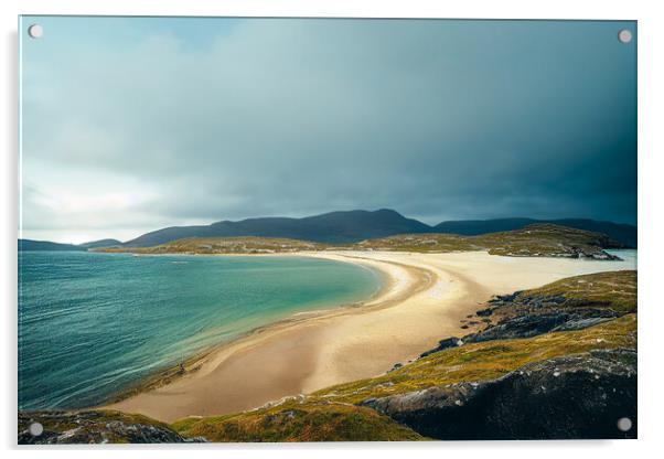 Luskentyre Isle of Harris Acrylic by Steve Smith