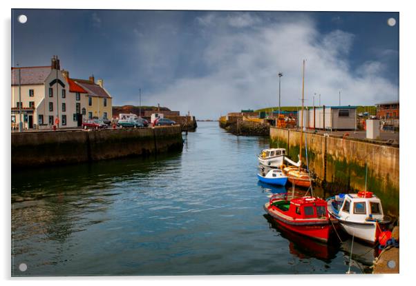 Eyemouth Acrylic by Steve Smith