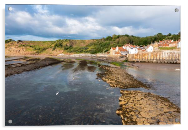 Enchantment of Robin Hoods Bay Acrylic by Steve Smith