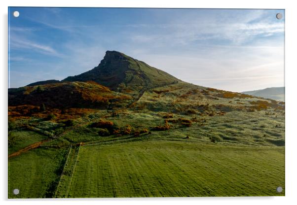 Roseberry Topping: Stunning Hilltop Views. Acrylic by Steve Smith