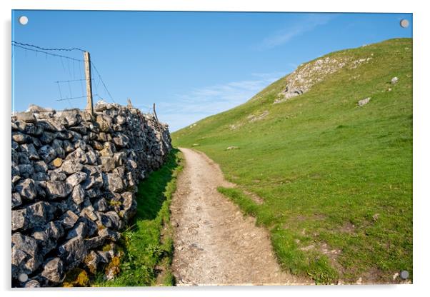 Goredale to Malham: A Scenic Hike Acrylic by Steve Smith