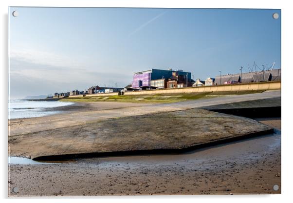 Escape to Redcar's Coastal Paradise Acrylic by Steve Smith