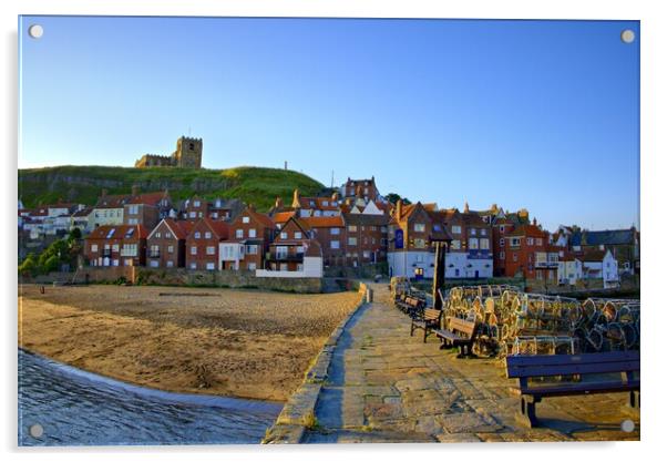 Whitby North Yorkshire Acrylic by Steve Smith