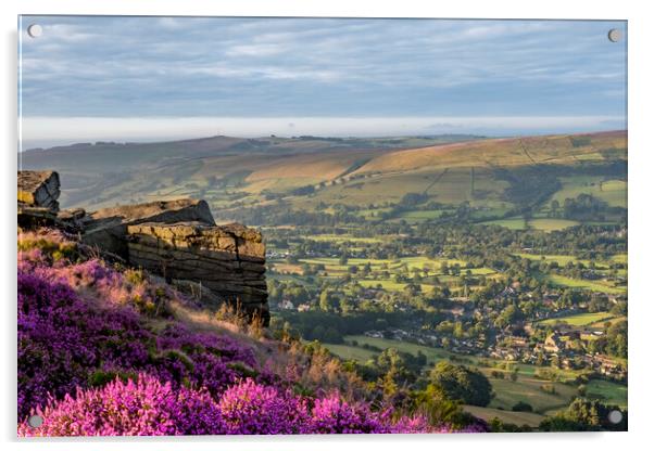 Bamford Edge Views Acrylic by Steve Smith