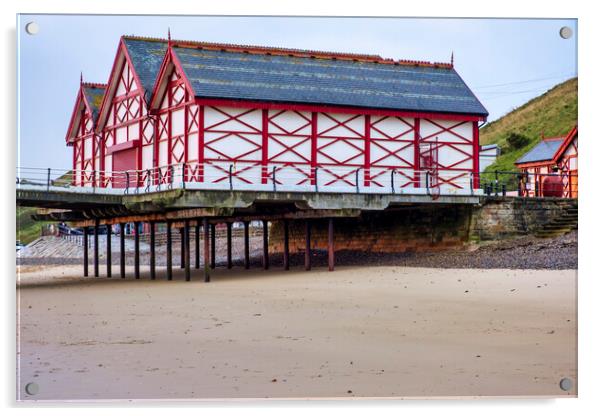 Saltburn by the Sea Pier Acrylic by Steve Smith