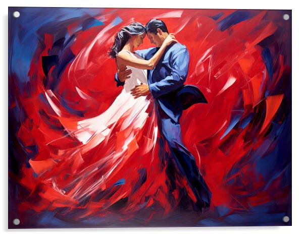 The Waltz Acrylic by Steve Smith