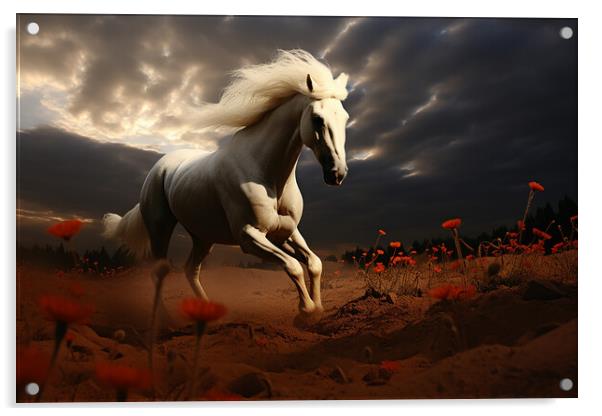 Equine Remembrance Acrylic by Steve Smith