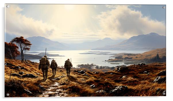 Active Duty Falkland Islands Acrylic by Steve Smith