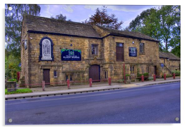 The Mill Of The Black Monks Barnsley Acrylic by Steve Smith