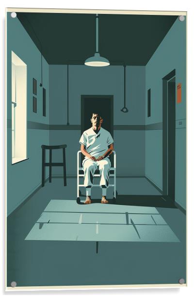 One Flew Over The Cuckoos Nest Poster Acrylic by Steve Smith