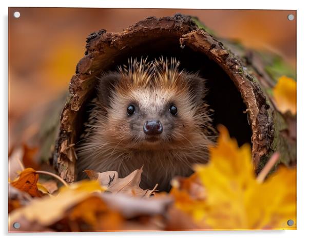 The Hedgehog Acrylic by Steve Smith