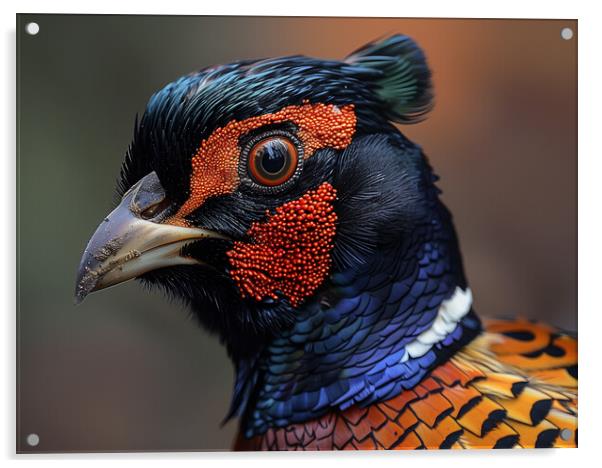 Pheasant Acrylic by Steve Smith
